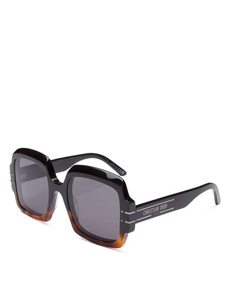 DIOR DiorSignature S1U Square Sunglasses, 55mm.